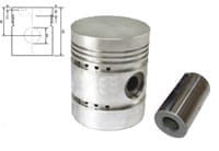 Tłok STD Nural Massey Ferguson 741335M91, 81522, 89205, 89216,