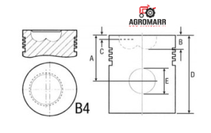 AR63342 Tłok STD