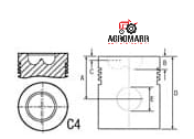 AR58704 Tłok STD